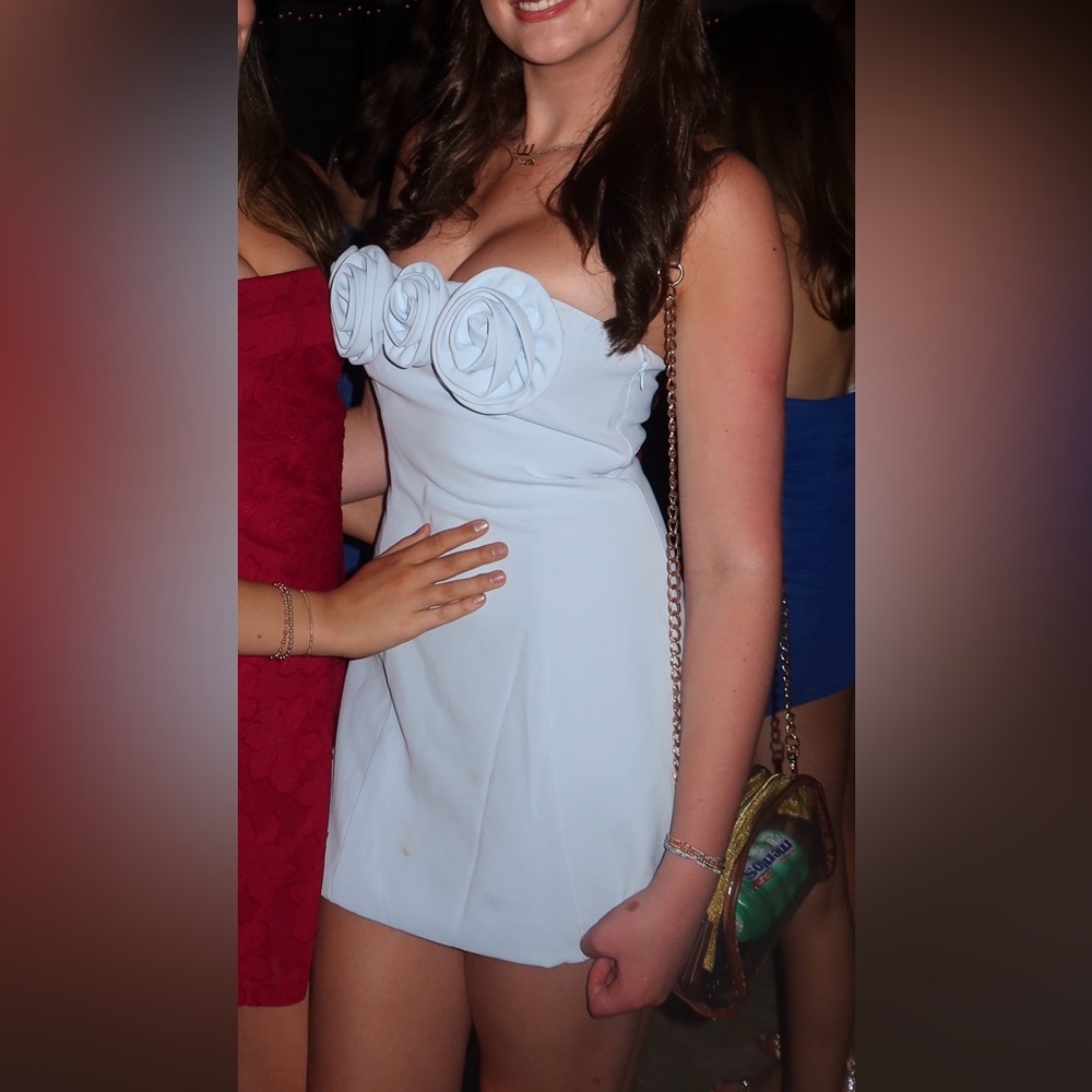 Elegant White Mini Dress